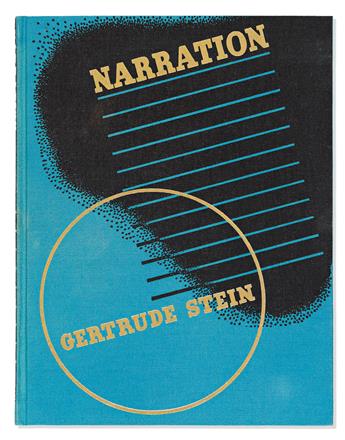 Stein, Gertrude (1874-1946) Narration, Signed Limited Edition.